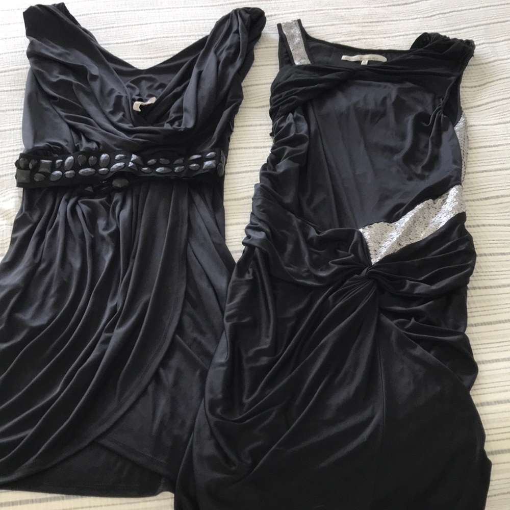 Rachel Roy black jersey knit dresses! 2 for less